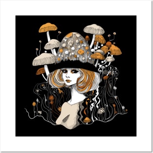 Mushroom Fairy Posters and Art